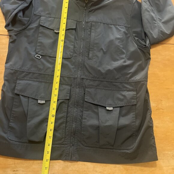 Outdoor Life Men's Water-Resistant Traveler Jacket Medium Green - Picture 8 of 11